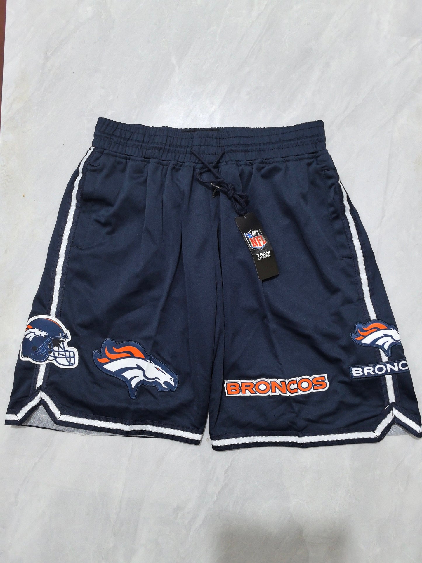 Denver Broncos dark blue pocket shorts