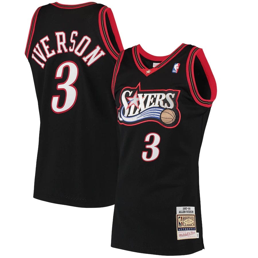 Allen Iverson Philadelphia 76ers Throwback Jersey