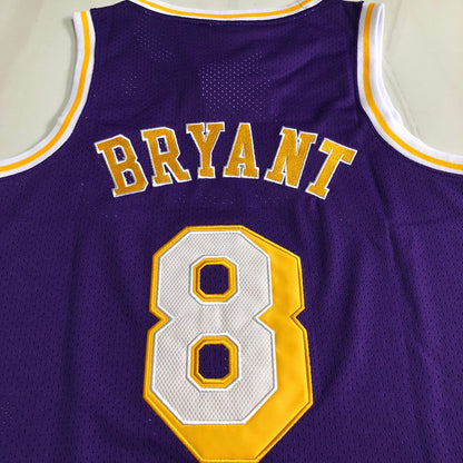 All-Star Game Kobe Bryant #8 Purple Throwback Jersey - Dense Embroidery