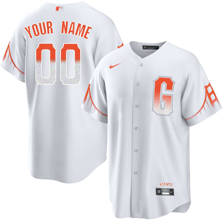 Custom San Francisco Giants City Connect Jersey - White