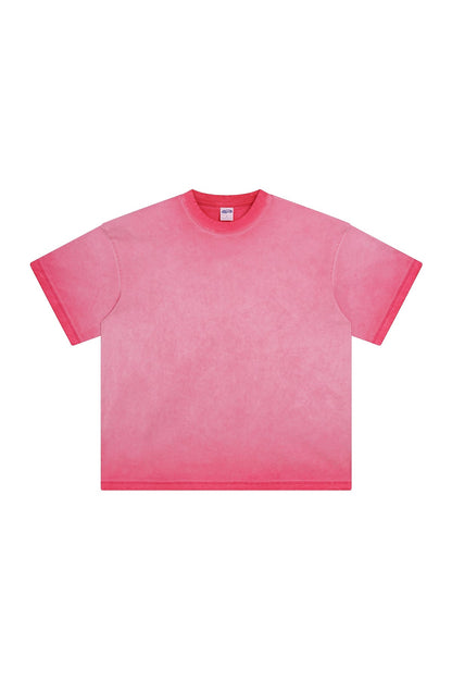 250GSM Double Stitch Sleeve Hem Washed Tee