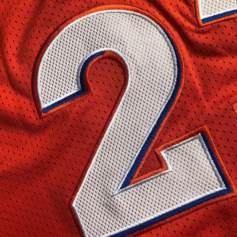 Cleveland Cavaliers LeBron James #23 Orange Throwback Jersey - Dense Embroidery