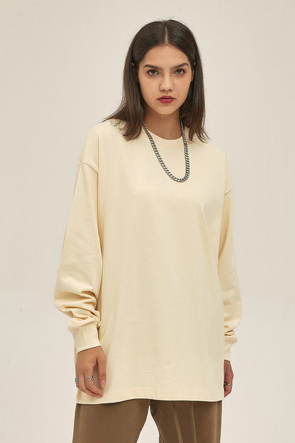 305GSM Oversized Long Sleeve Crew