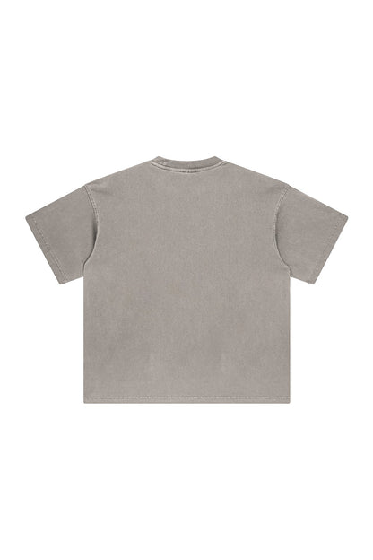 250GSM Pigment Dyed Washed Tee