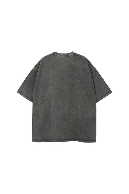 275GSM Double Stitch Sleeve Hem Washed Tee