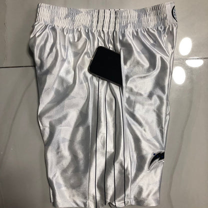 Orlando Magic 2000-2001 white shorts with Pocket Short