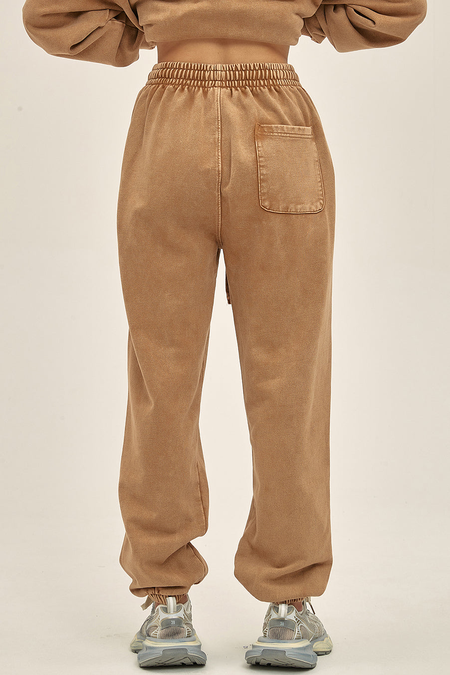 100% Cotton 420GSM Washed Sweatpants