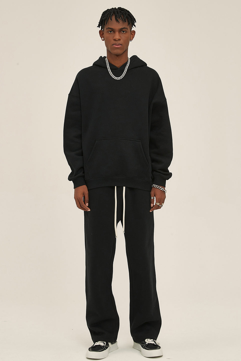 350GSM Fleece Solid Color Hoodie