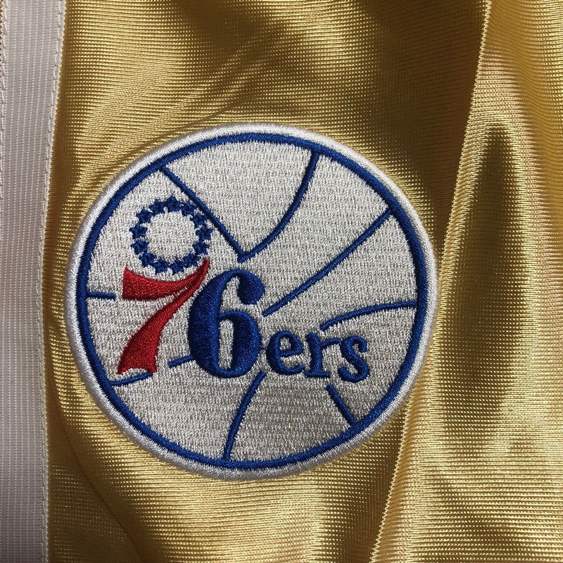 Philadelphia 76ers Platinum Edition Shorts ― Embroidered