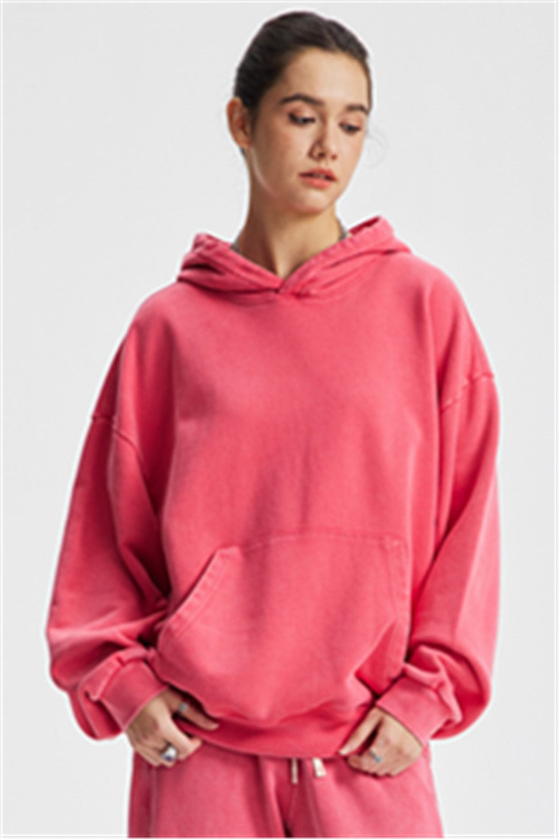 430GSM Boxy Fit Washed Hoodie