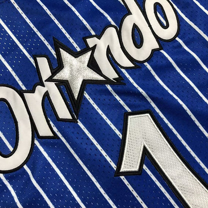Orlando Magic Tracy McGrady #1 blue 2003 Throwback Jersey - Dense Embroidery
