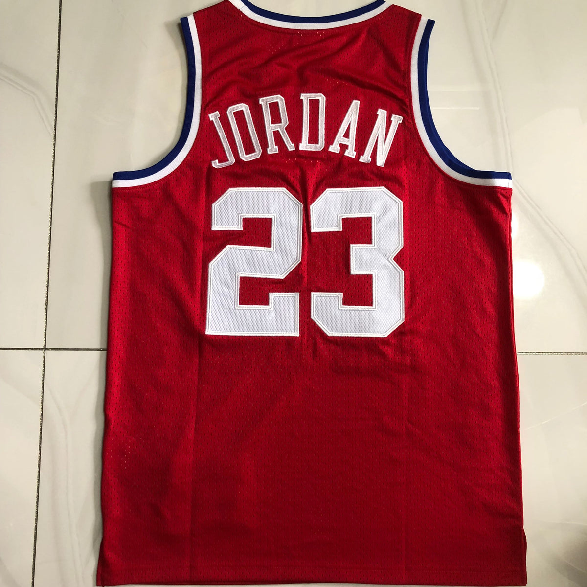 All-Star Michael Jordan #23 red Throwback Jersey - Dense Embroidery