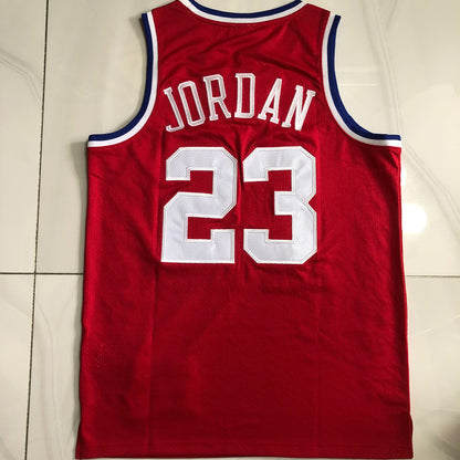 All-Star Michael Jordan #23 red Throwback Jersey - Dense Embroidery