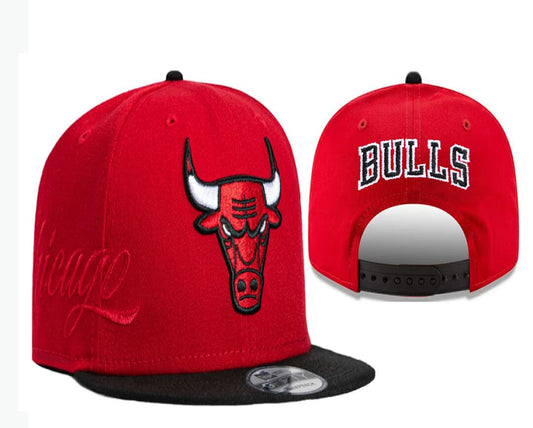 Chicago Bulls Red Snapback Cap