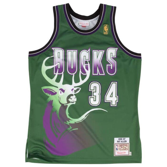 Ray Allen Milwaukee Bucks Throwback Jersey