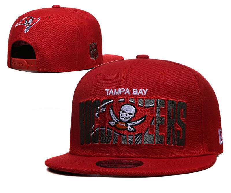 Tampa Bay Buccaneers Red Snapback Cap