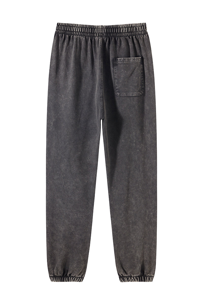 100% Cotton 420GSM Washed Sweatpants