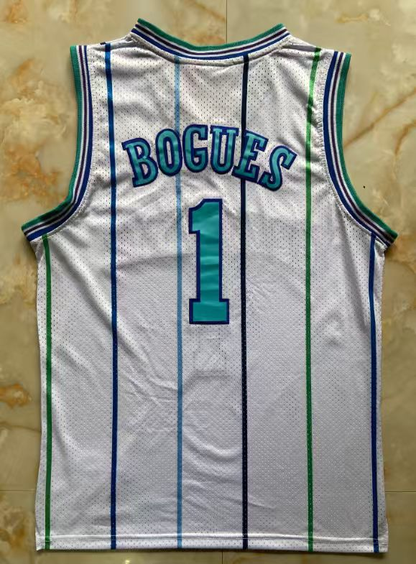 Charlotte Hornets Muggsy Bogues #1 1992-93 Throwback — Jersey
