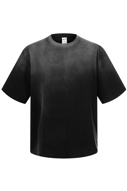 325GSM Sun Fade Distressed Washed Tee
