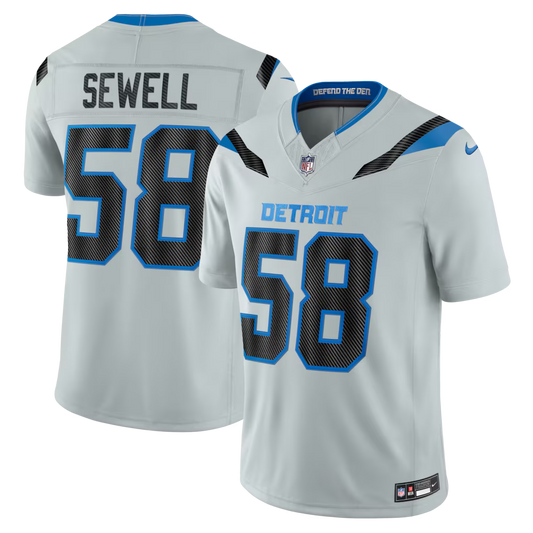 Men's Penei Sewell #58 Detroit Lions 2026 Rivalries Collection Limited Jersey