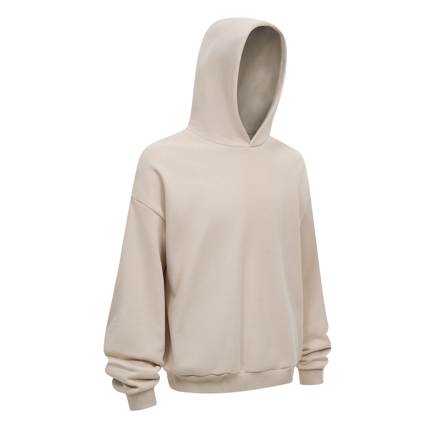 430GSM Boxy Fit Fleece Solid Color Hoodie