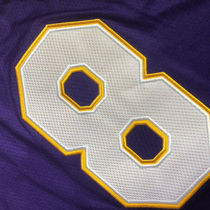 Los Angeles Lakers Kobe Bryant #8 Throwback Jersey - Dense Embroidery