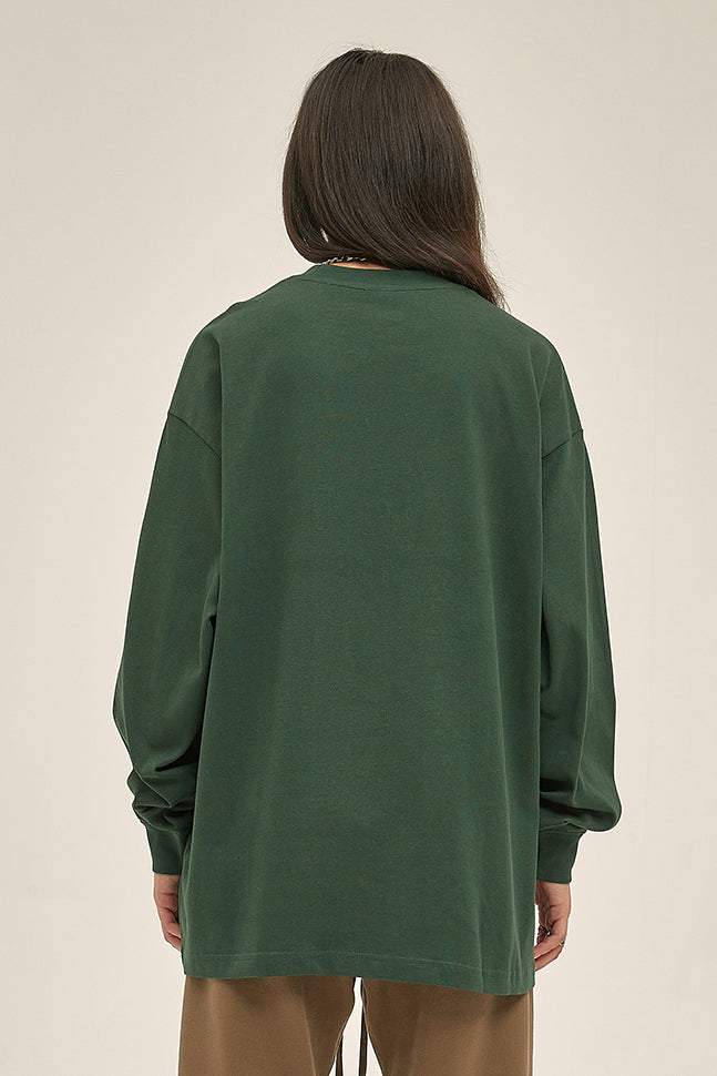 305GSM Oversized Long Sleeve Crew