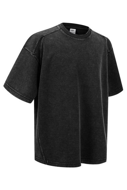 305GSM Splicing Washed Tee