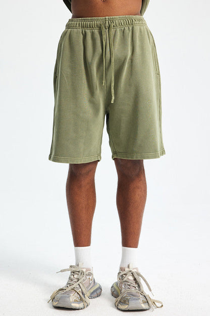 420GSM Pigment Dyed Washed Short