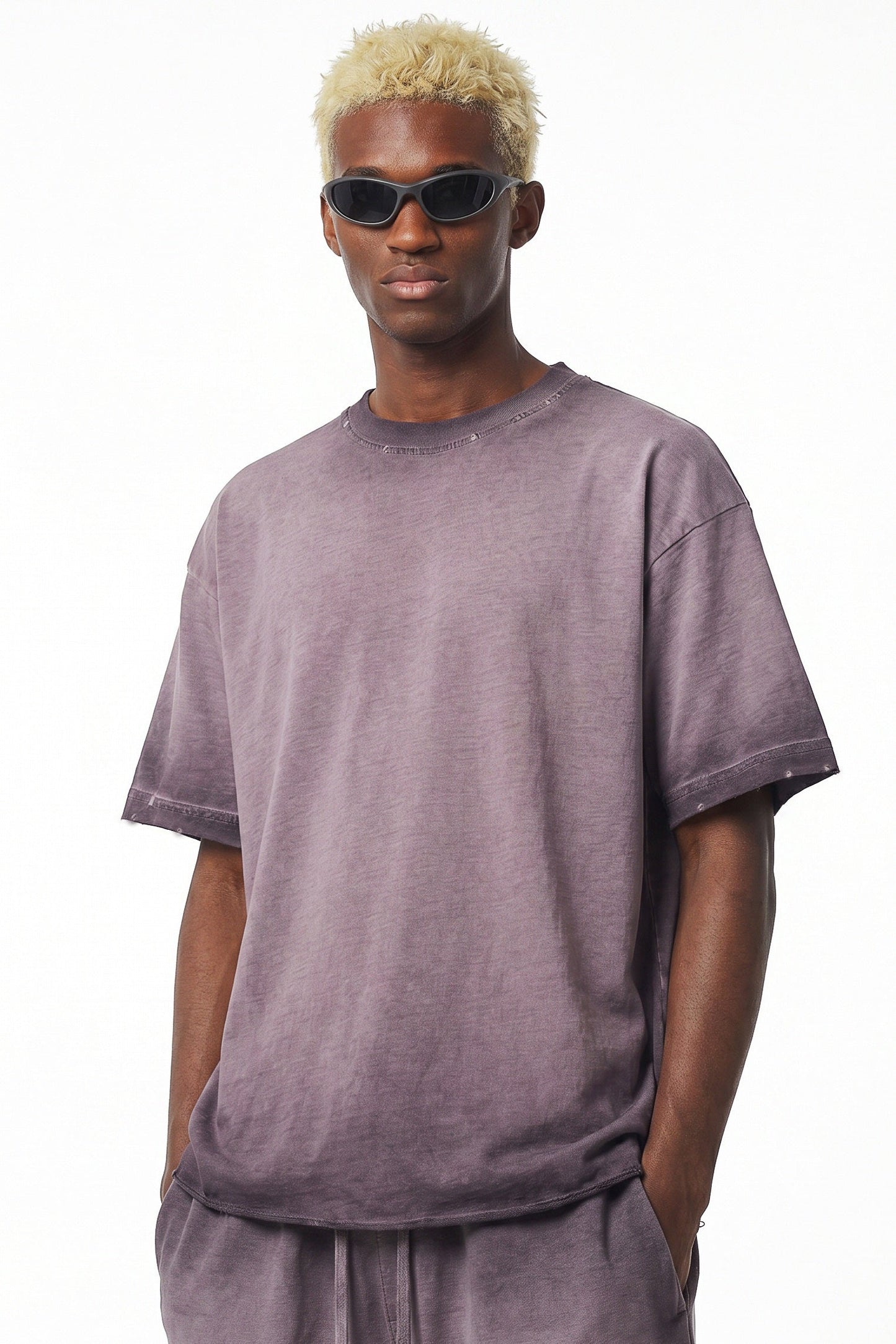 275GSM Distressed Sun Fade Tee