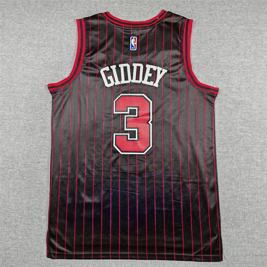Chicago Bulls Josh Giddey #3 Statement 2026 City Edition Swingman - Embroidered Jersey