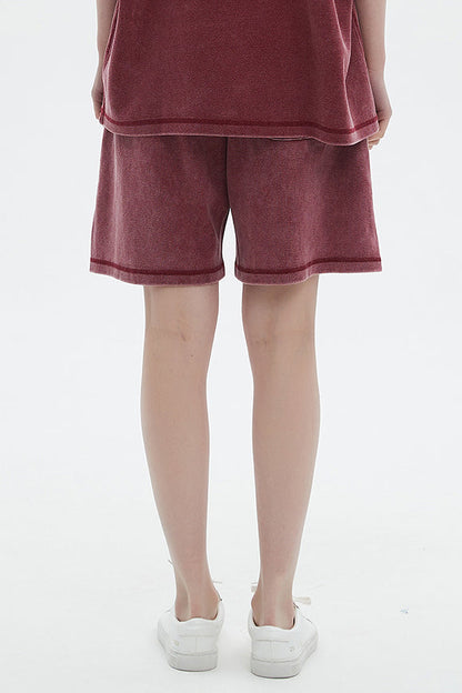 400GSM Double Stitch Washed Short