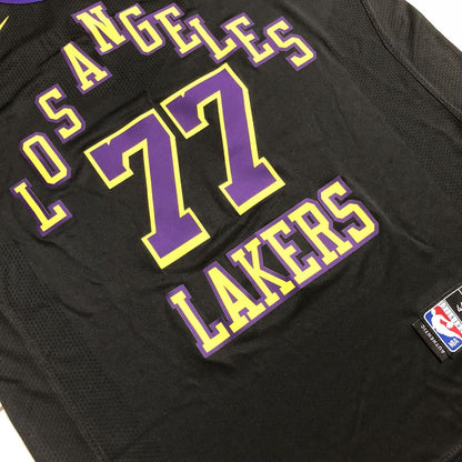 Los Angeles Lakers Luka Dončić #77 black Player Edition - Hot pressing