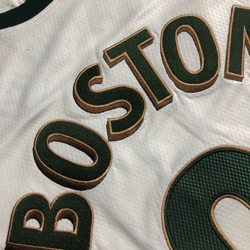 Boston Celtics Jayson Tatum #0 Throwback Jersey - Dense Embroidery