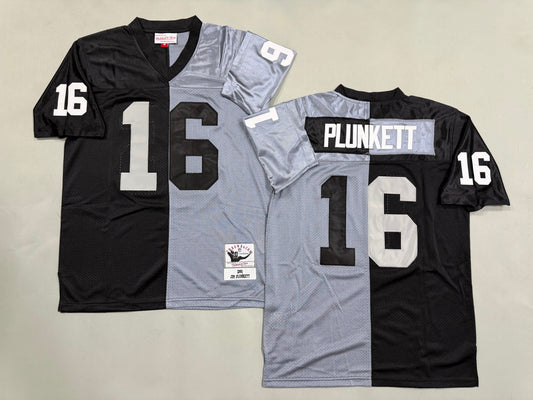 Mens Jim Plunkett#16 Los Angeles Raiders Vintage Throwback Jersey
