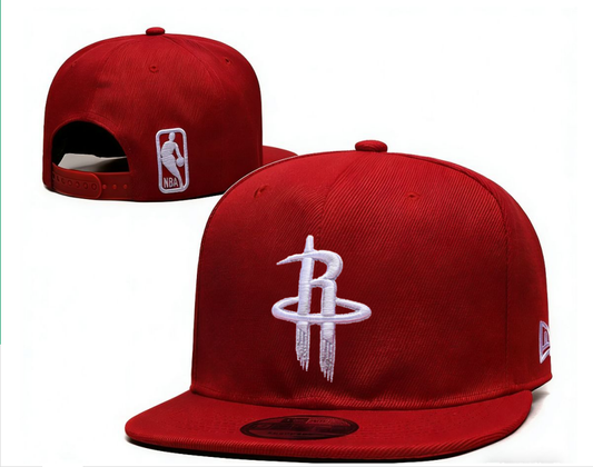 Houston Rockets Red Snapback Cap