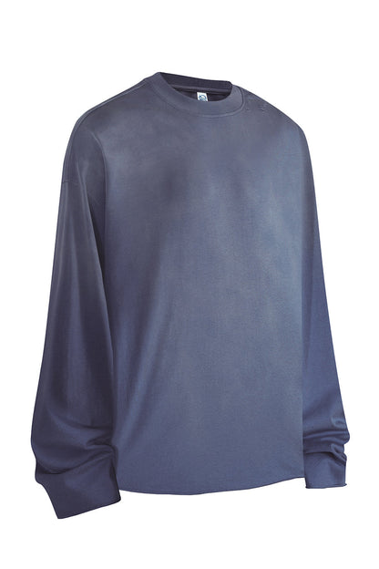 275GSM Distressed Spray Washed Long Sleeve