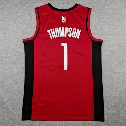 Houston Rockets Amen Thompson #1 City Edition Swingman Jersey - Embroidered