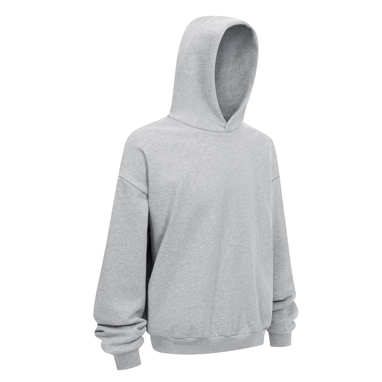 430GSM Boxy Fit Fleece Solid Color Hoodie