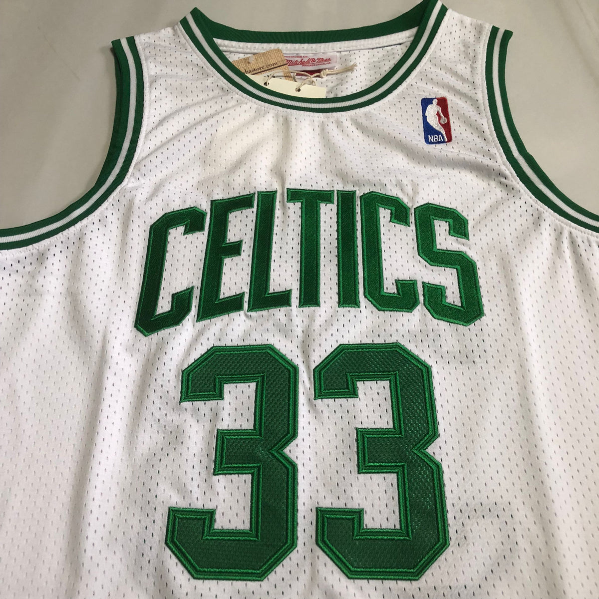 Boston Celtics Larry Bird #33 White Throwback Jersey - Dense Embroidery