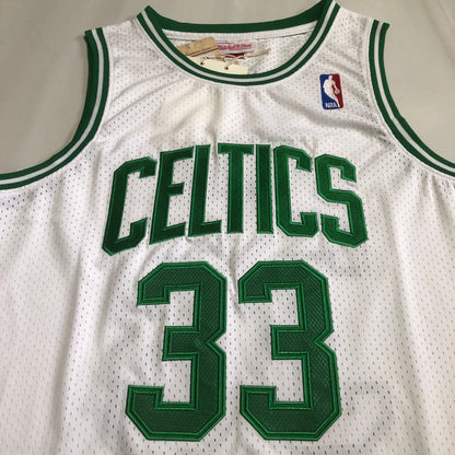 Boston Celtics Larry Bird #33 White Throwback Jersey - Dense Embroidery