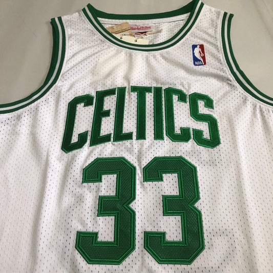 Boston Celtics Larry Bird #33 White Throwback Jersey - Dense Embroidery
