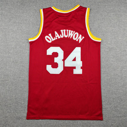 Houston Rockets Hakeem Olajuwon #34 1993-94 Throwback - Embroidered