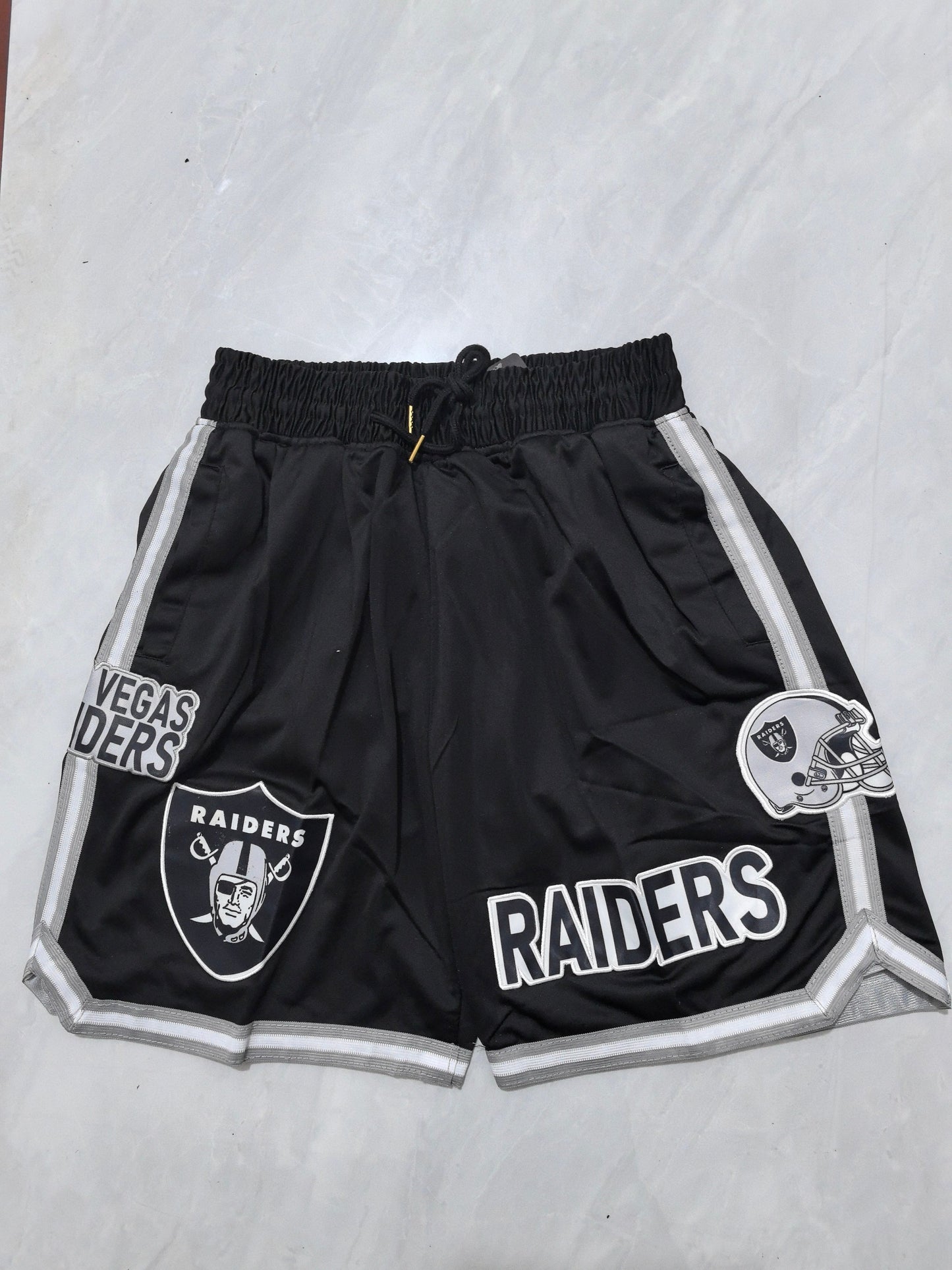 Las Vegas Raiders Black Pocket Shorts
