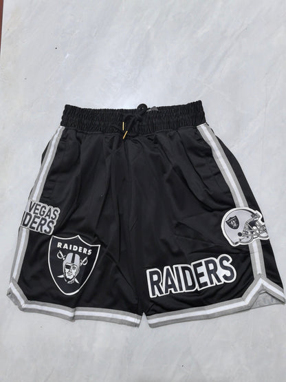 Las Vegas Raiders Black Pocket Shorts