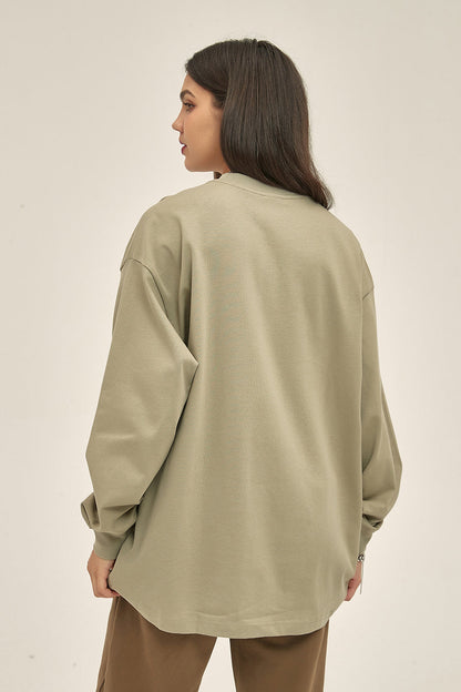 305GSM Oversized Long Sleeve Crew