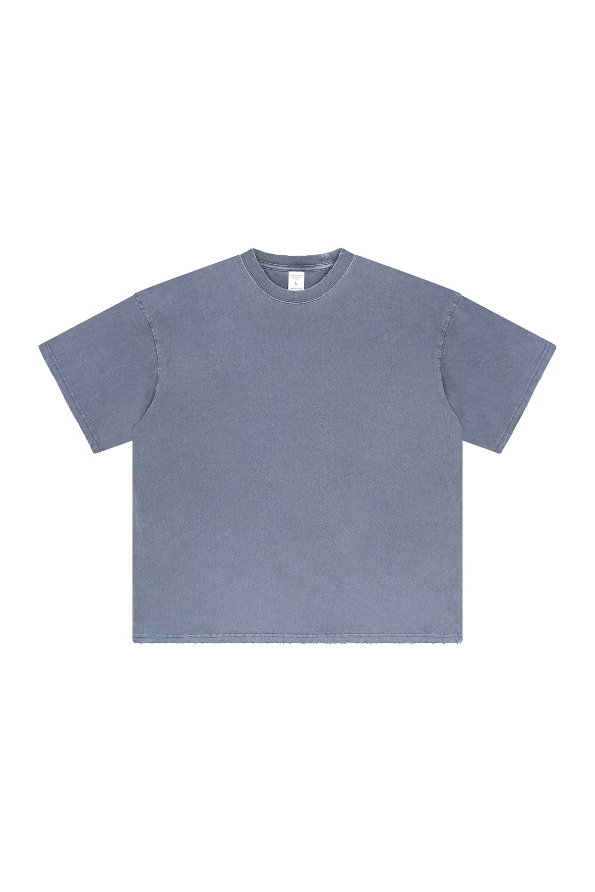 250GSM Distressed Pigment Dyed Washed Tee