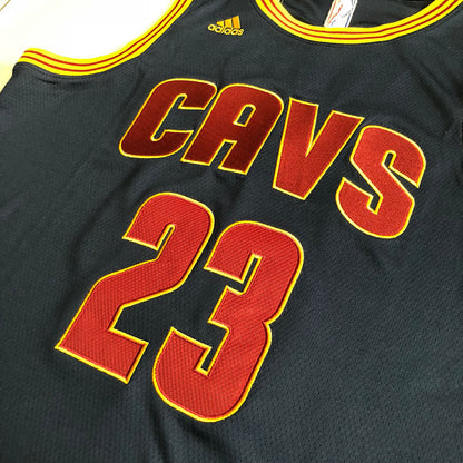 Cleveland Cavaliers LeBron James #23 Black-blue Throwback Jersey - Dense Embroidery