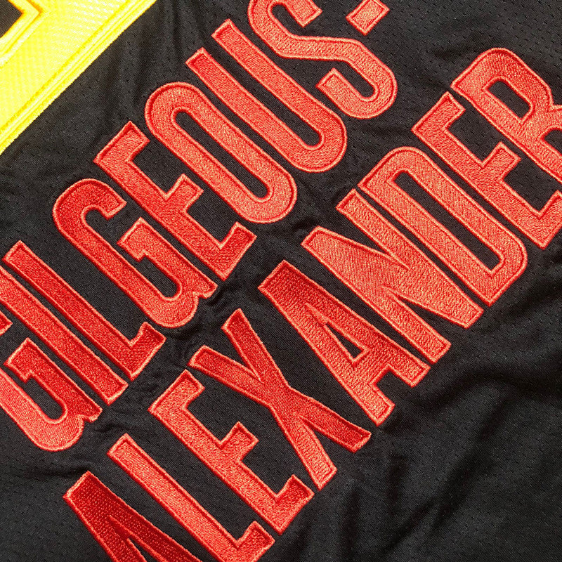 Oklahoma City Thunder Shai Gilgeous-Alexander #2 Throwback Jersey - Dense Embroidery