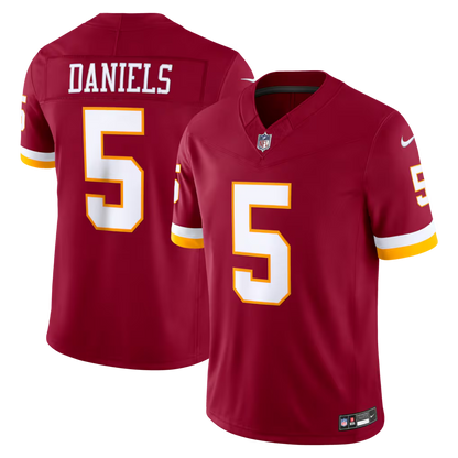 Jayden Daniels #5 Washington Commanders Vapor F.U.S.E. Limited Burgundy Jersey